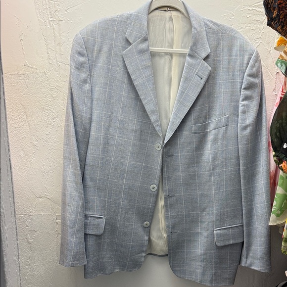 Men's Light Gray Burberry Blazer